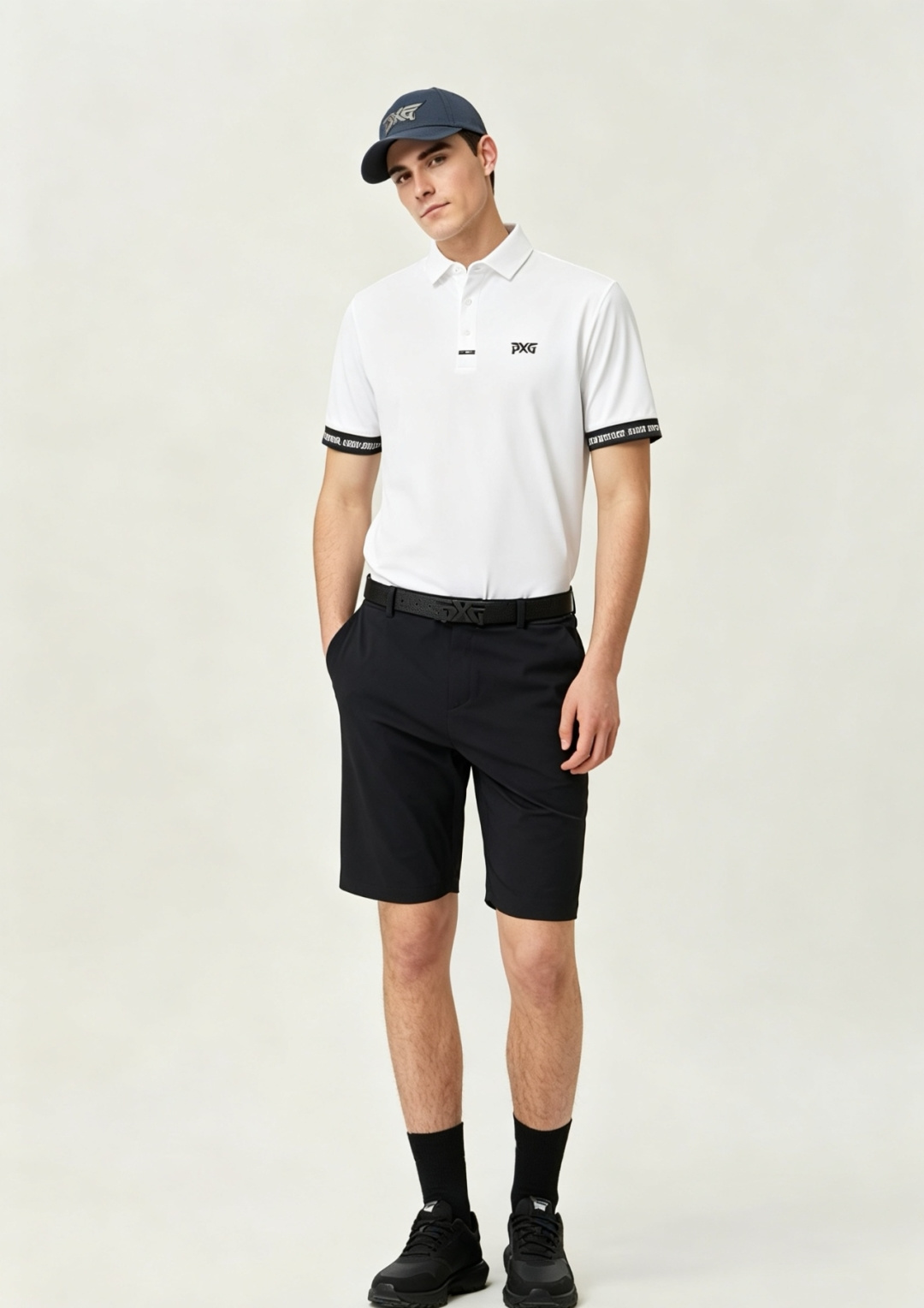 MNS COLOR CONTRAST POINT COLLAR SHORT SLEEVE