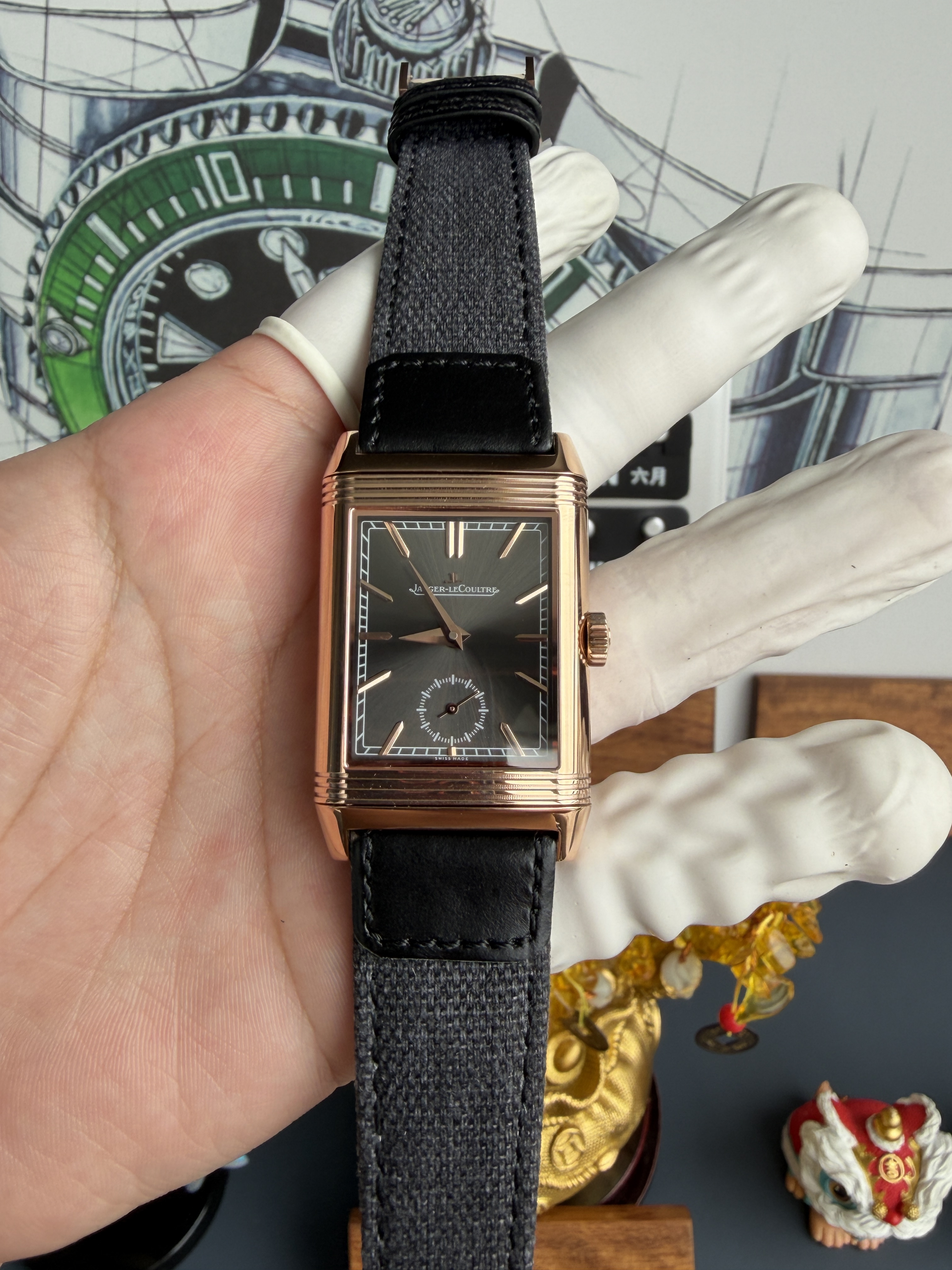JJF l Cal.854 l Jaeger-LeCoultre 리베르소 트리뷰트 47X28.3X11 mm