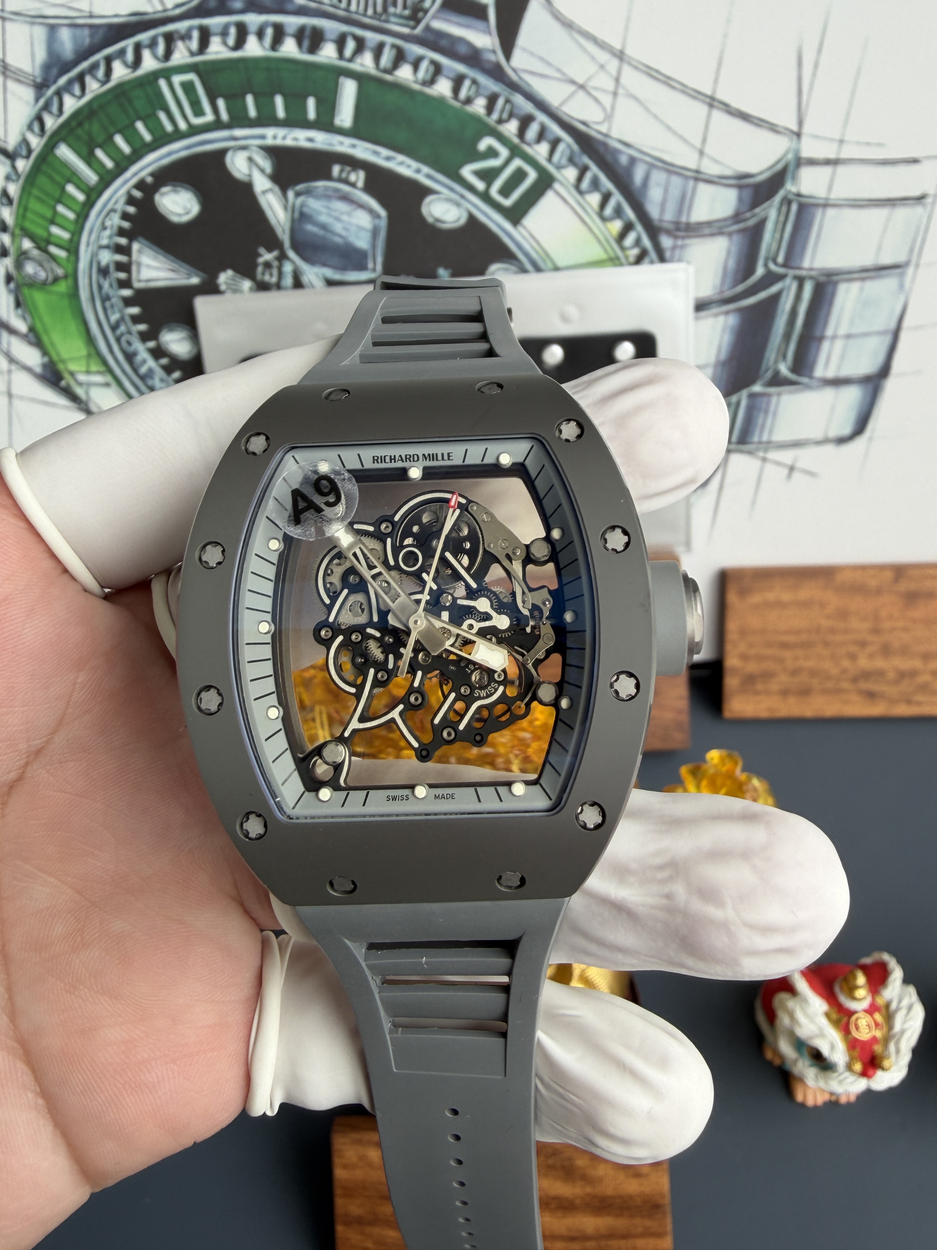 A9 l Vaucher  Free-sprung   RMUL3 l 리차드밀 RM 055