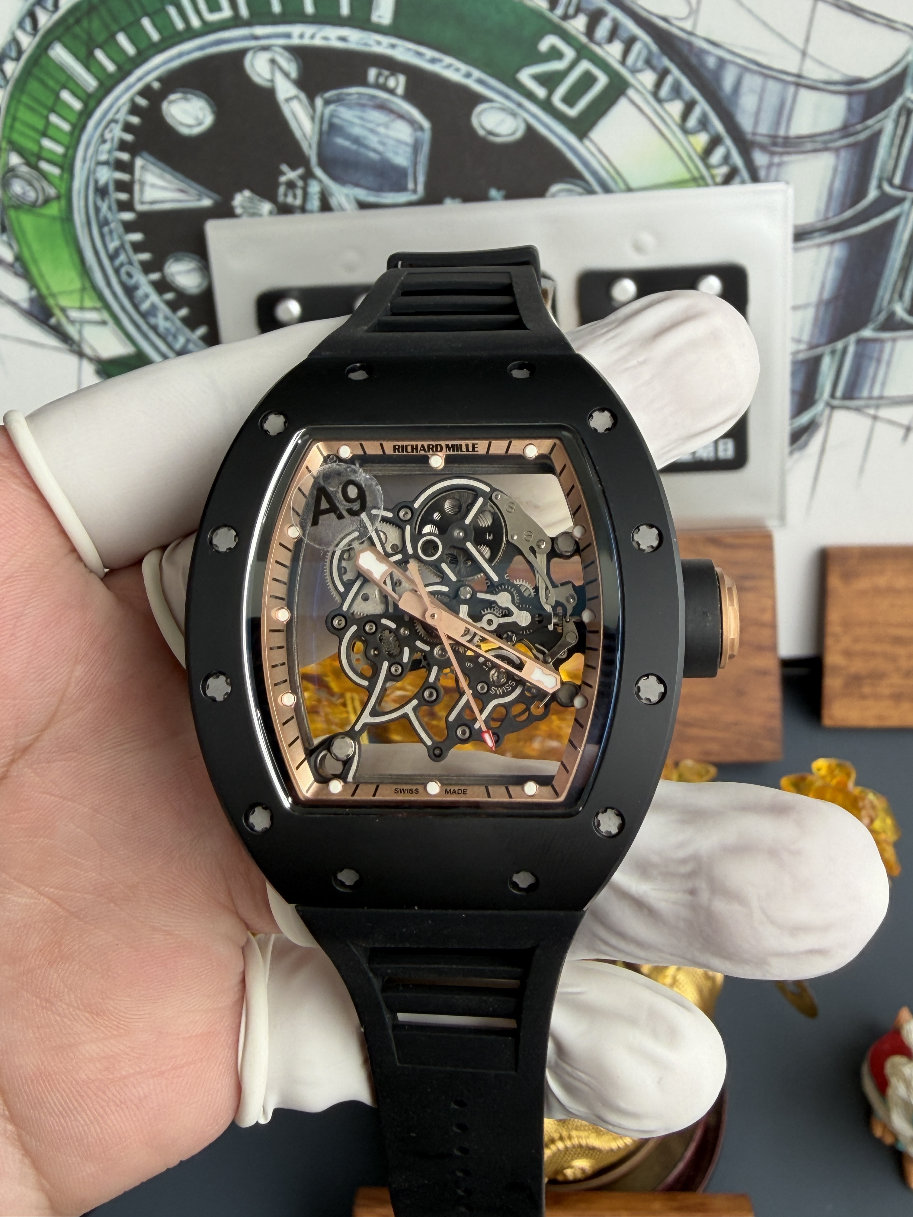 A9 l Vaucher  Free-sprung   RMUL3 l 리차드밀 RM 055