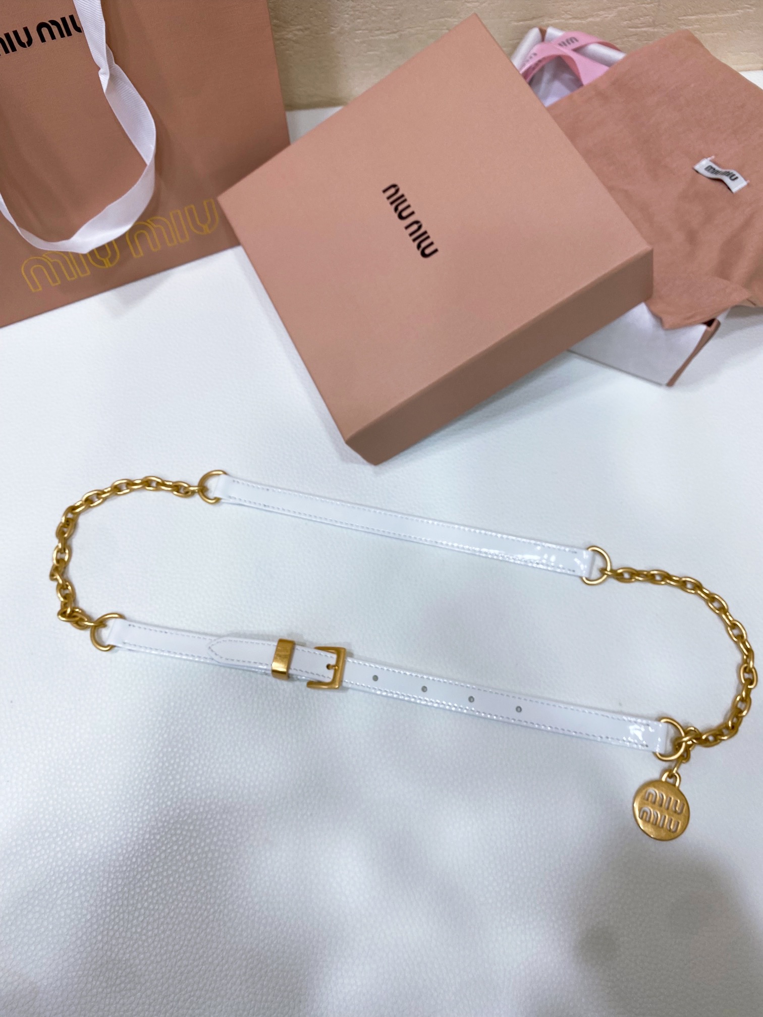 로고 체인 벨트 15mm