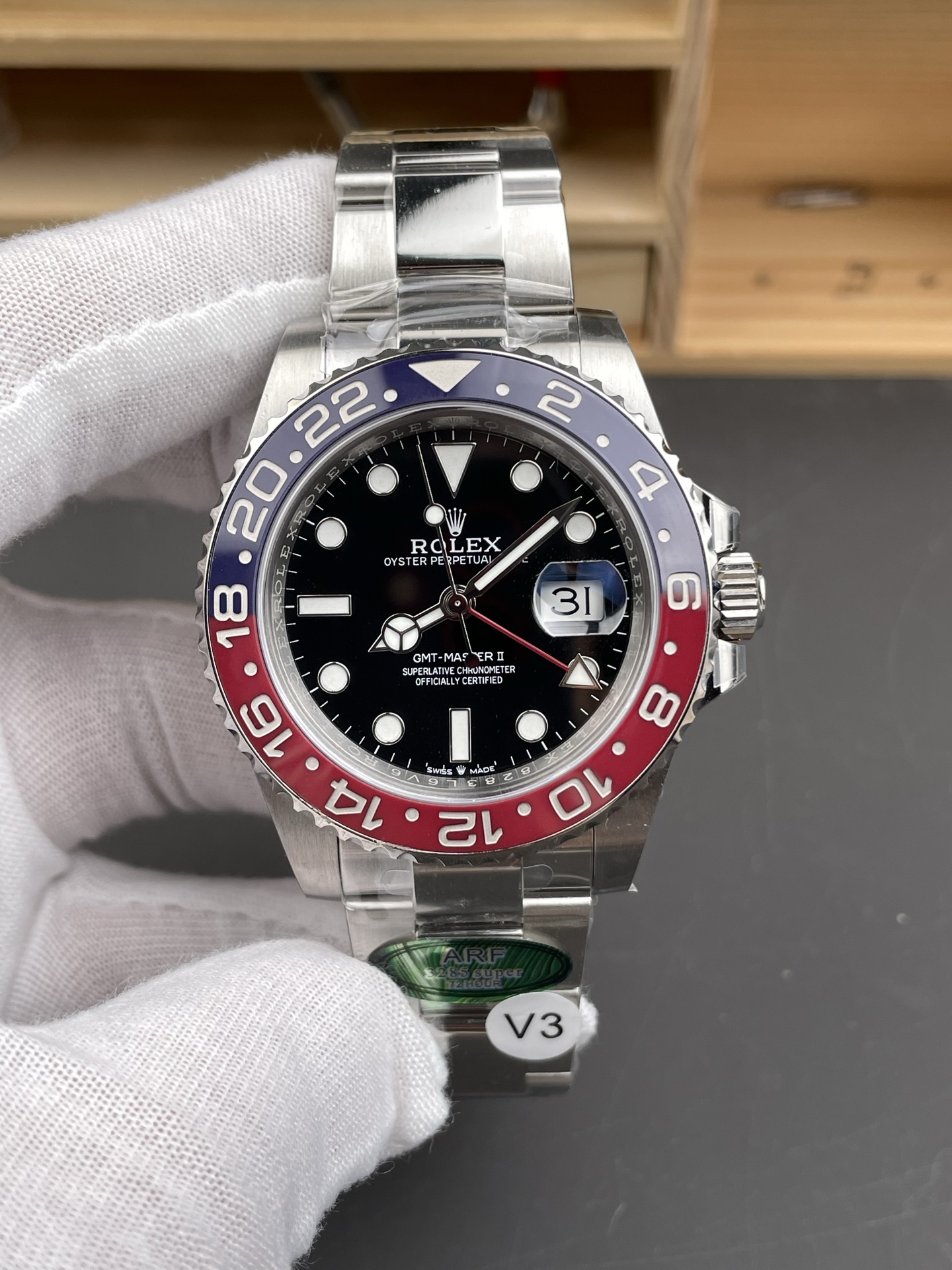 ARF | 3285 무브먼트｜롤렉스 GMT-마스터 II V3 126710BLRO