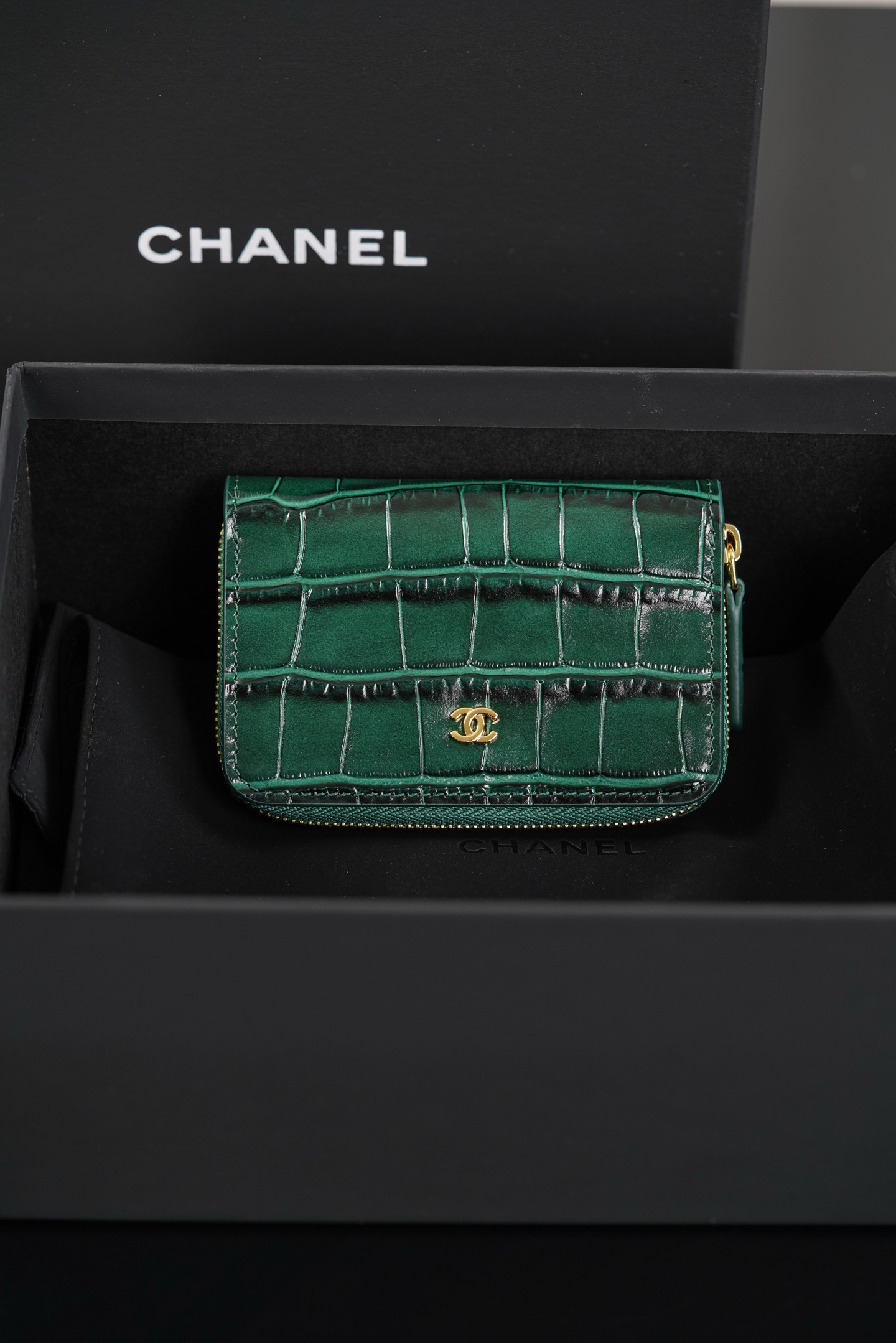 ƆC 26S CF 지퍼 카드 지갑 7.5X11cm