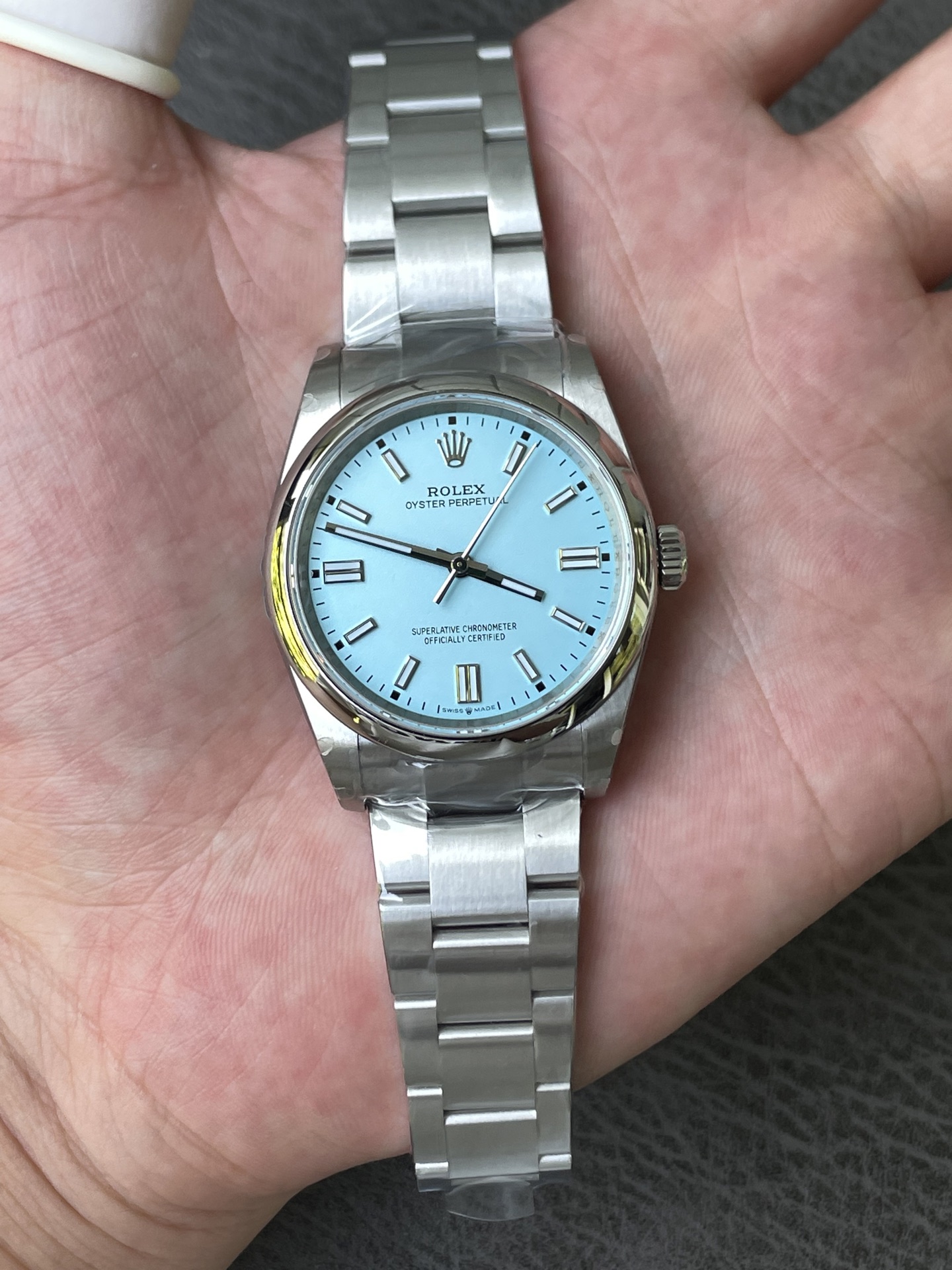 QF | 3230 Free-sprung｜36mm l 롤렉스 오이스터 퍼페추얼 m134300