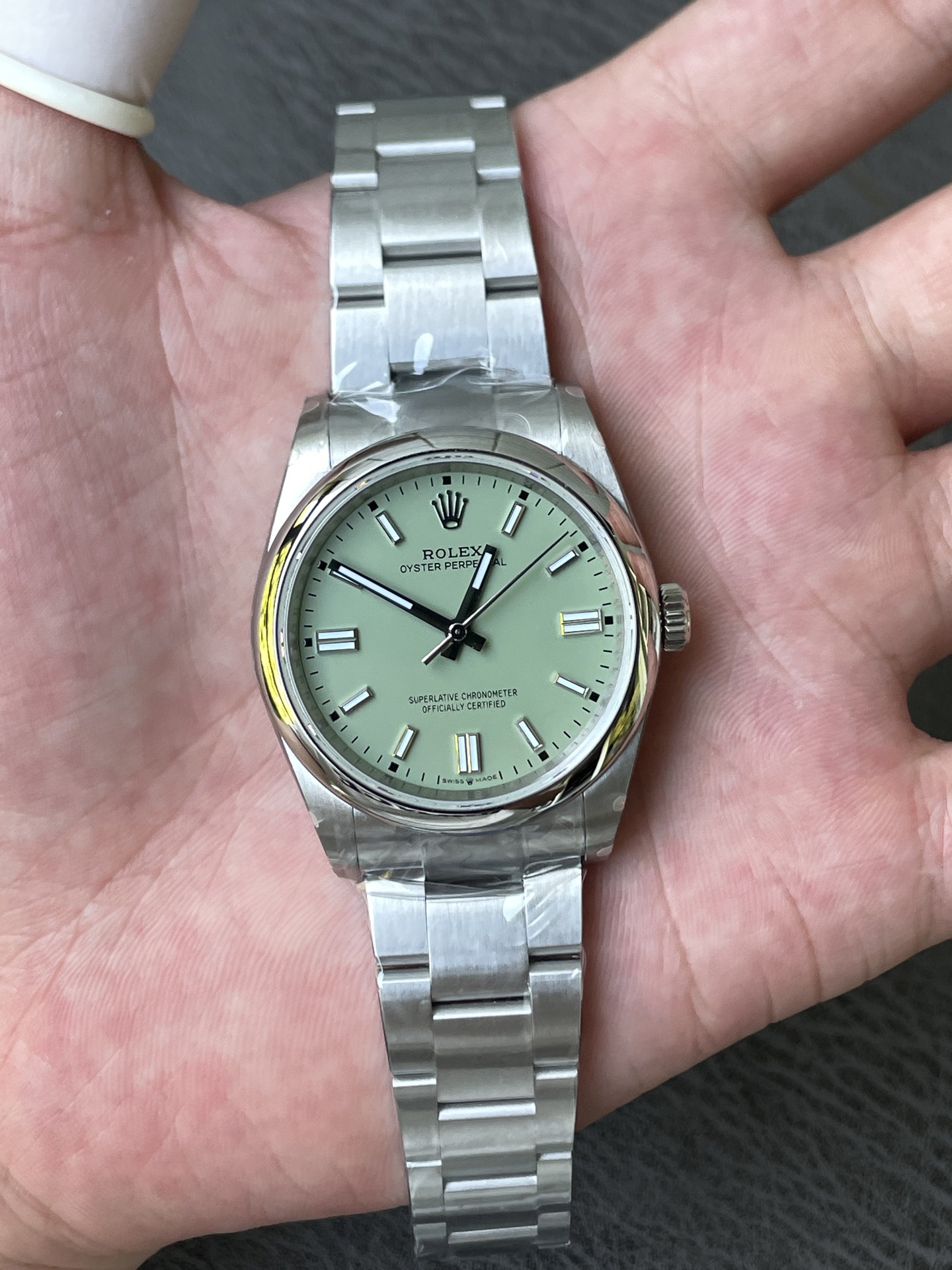 QF | 3230 Free-sprung｜36mm l 롤렉스 오이스터 퍼페추얼 m134300