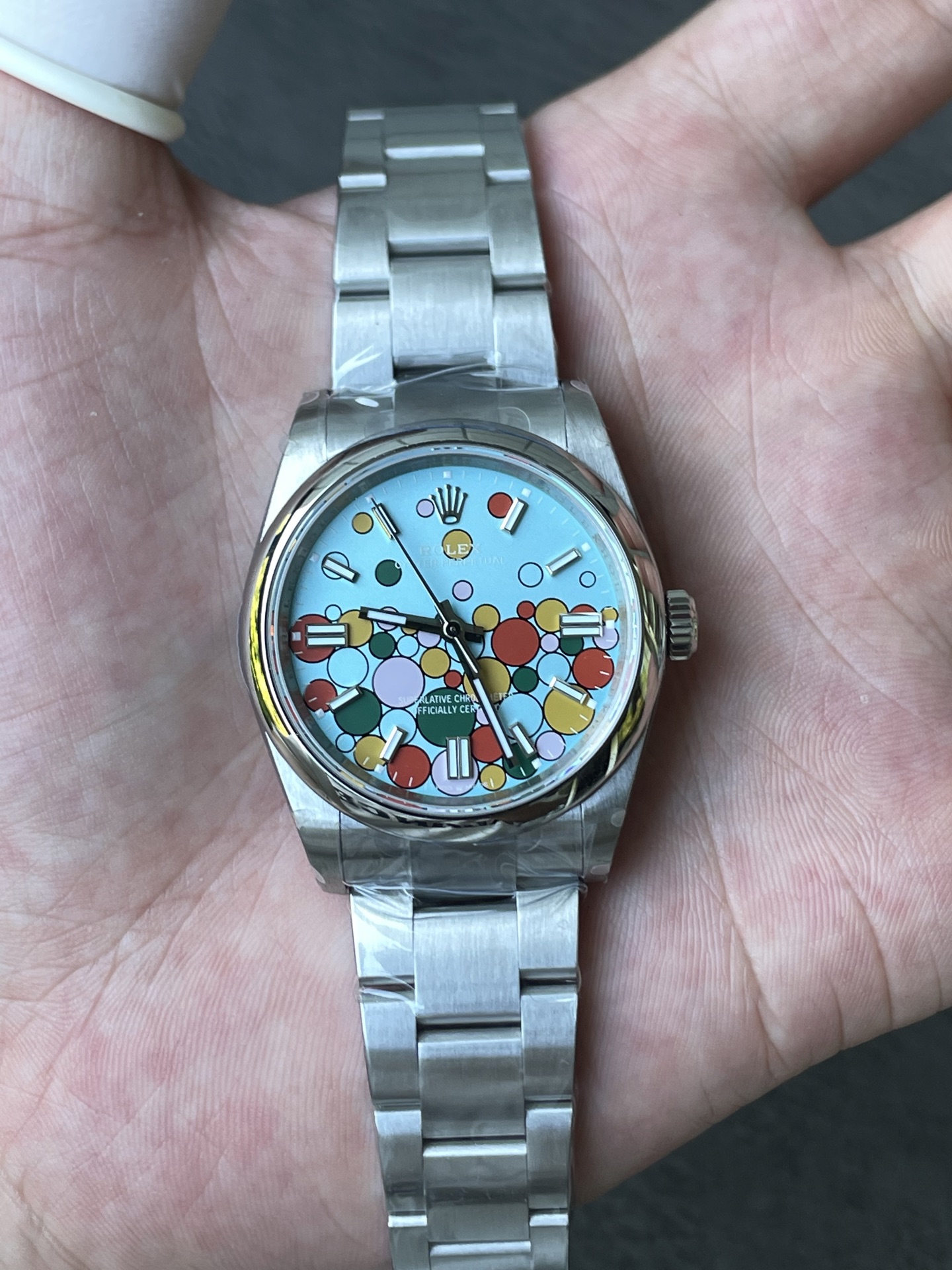 QF | 3230 Free-sprung｜36mm l 롤렉스 오이스터 퍼페추얼 m134300