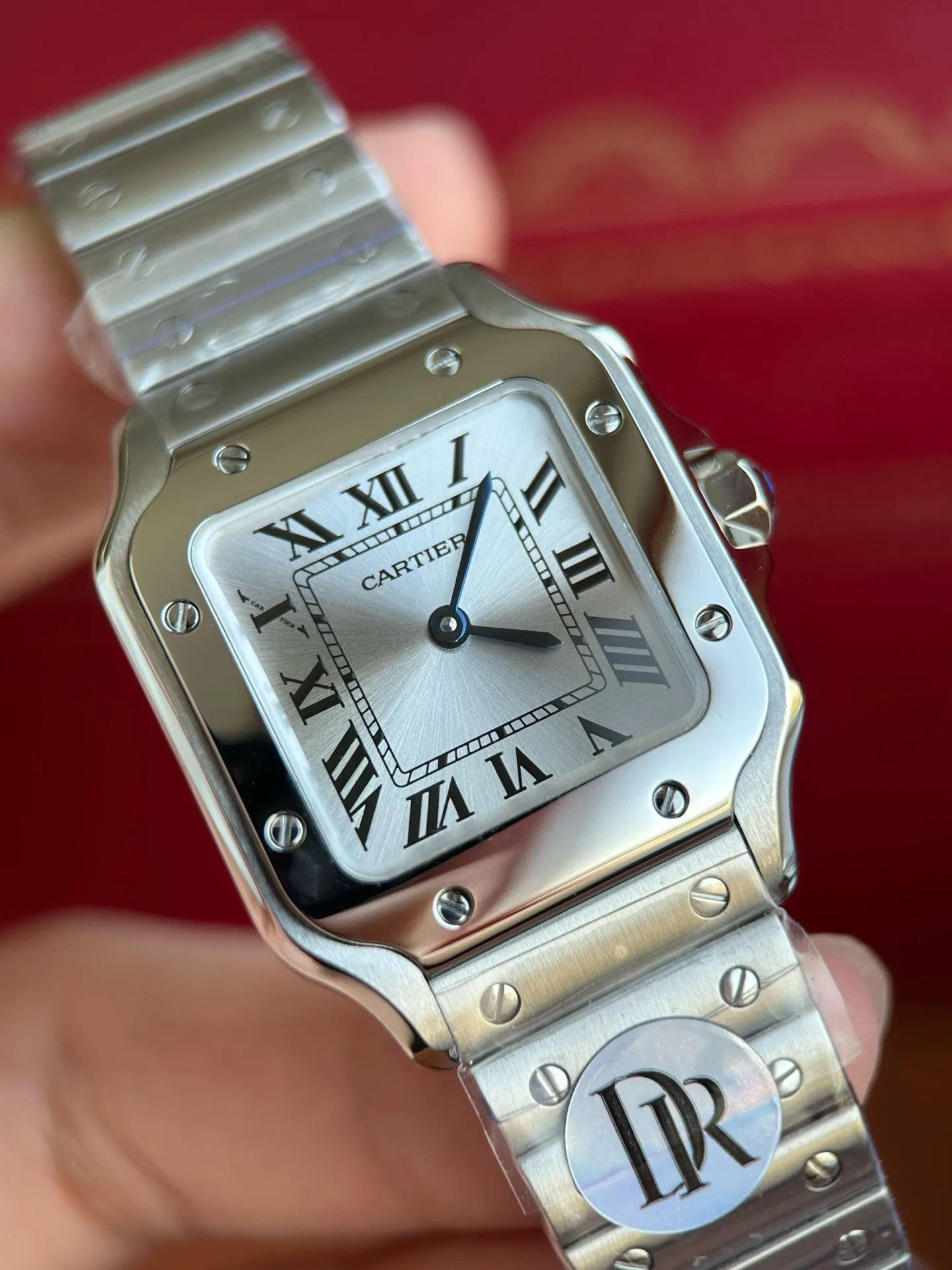 DRF l 쿼츠 무브먼트 l 27×34mm l 까르띠에 산토스 W2SA0033
